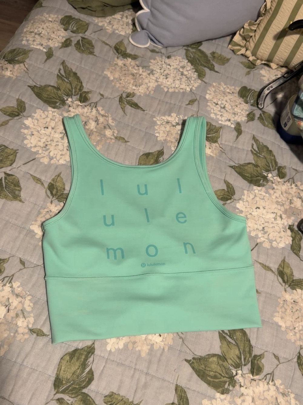 lululemon athletica Mint Aqua Performance Tank